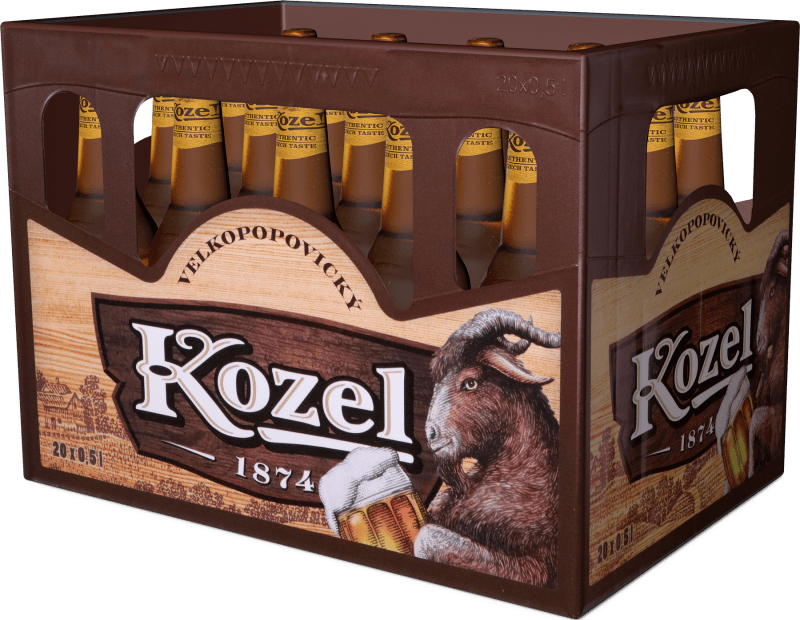 Kozel Premium Lager Kasten 20 x 0,5 l Glas Mehrweg