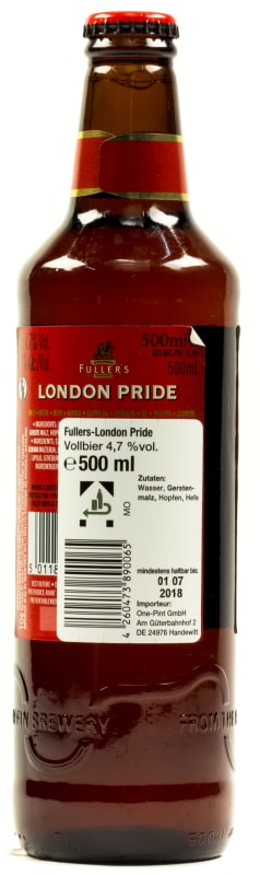 Fullers London Pride 0,5 l Glas Mehrweg