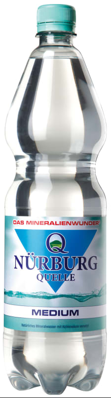 Nürburg Quelle Mineralwasser Medium Kasten 12 x 1 l PET Einweg