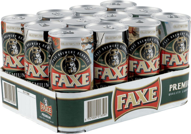 Faxe Premium Karton 12 x 1 l Dose Einweg