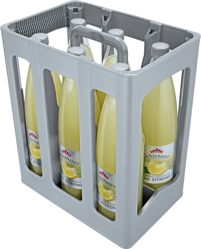Lichtenauer Premium Feine Zitrone Kasten 6 x 1 l Glas Mehrweg