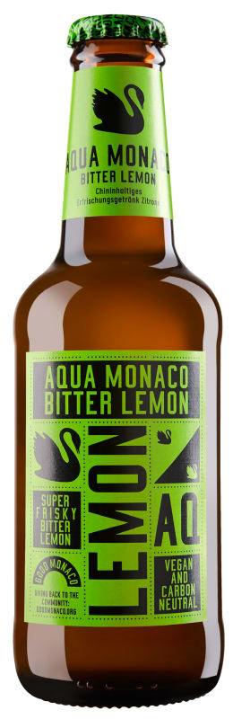 Aqua Monaco Bitter Lemon Kasten 24 x 0,23 l Glas Mehrweg