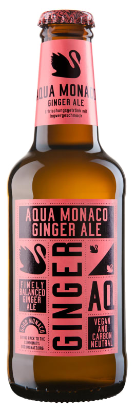 Aqua Monaco Ginger Ale Kasten 24 x 0,23 l Glas Mehrweg