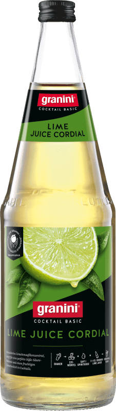 Granini Cocktail Basics Lime Juice Cordial Kasten 6 x 1 l Glas Mehrweg