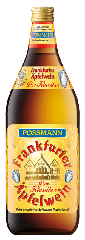 Possmann Frankfurter Äpfelwein Der Klassiker Kasten 6 x 1 l Glas Mehrweg