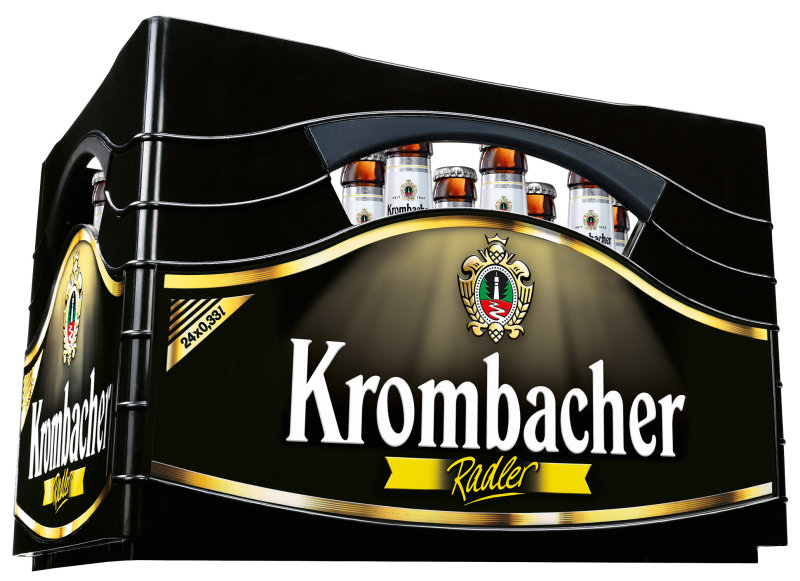 Krombacher Radler Kasten 24 x 0,33 l Glas Mehrweg