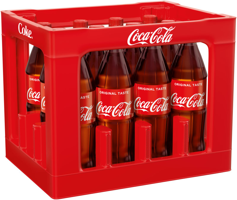 Coca Cola Kasten 12 x 1 l PET Mehrweg