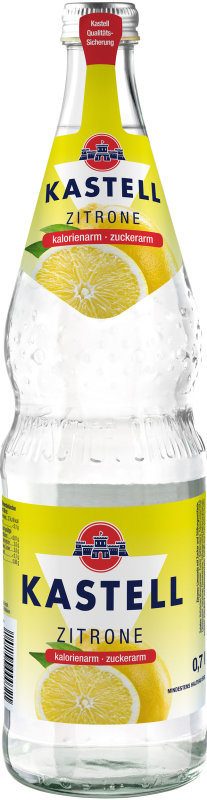 Kastell Zitrone Kasten 12 x 0,7 l Glas Mehrweg