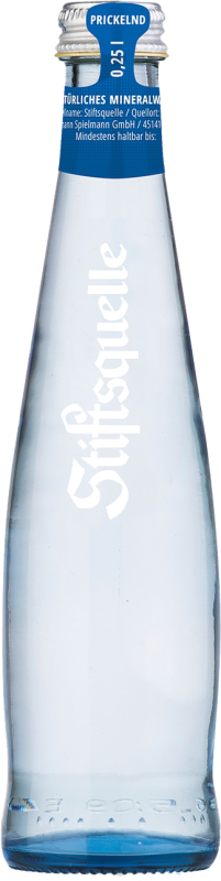 Stiftsquelle Mineralwasser Klassik Gastro Kasten 24 x 0,25 l Glas Mehrweg