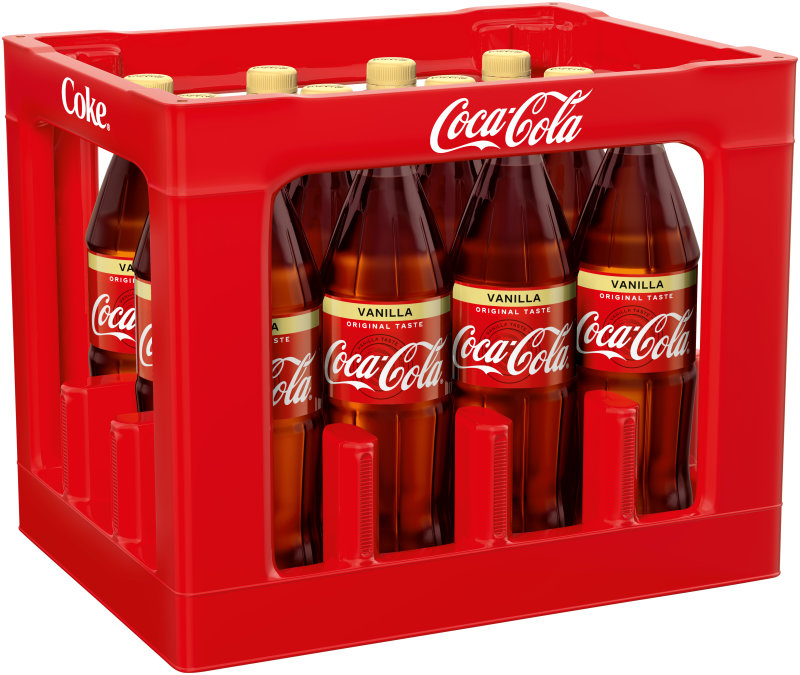 Coca Cola Vanille Kasten 12 x 1 l PET Mehrweg