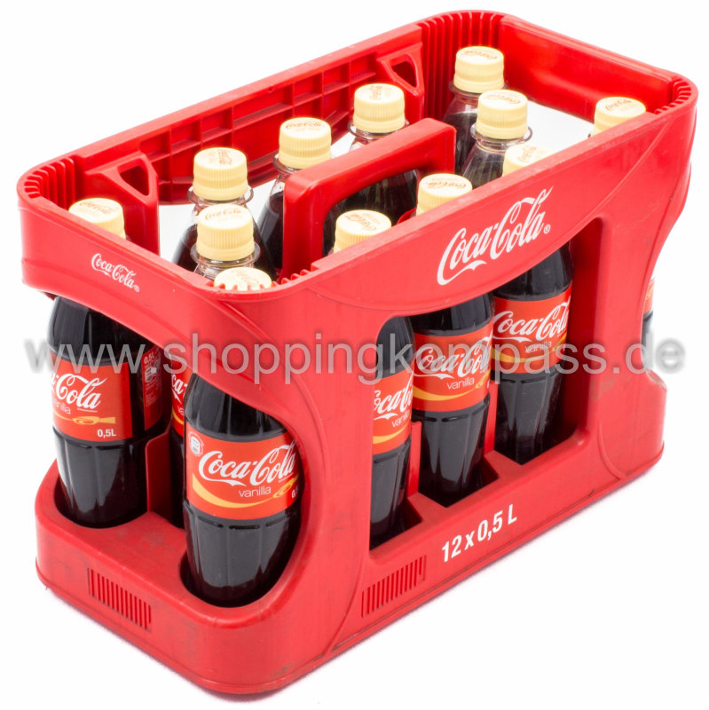 Coca Cola Vanille Kasten 12 x 0,5 l PET Mehrweg