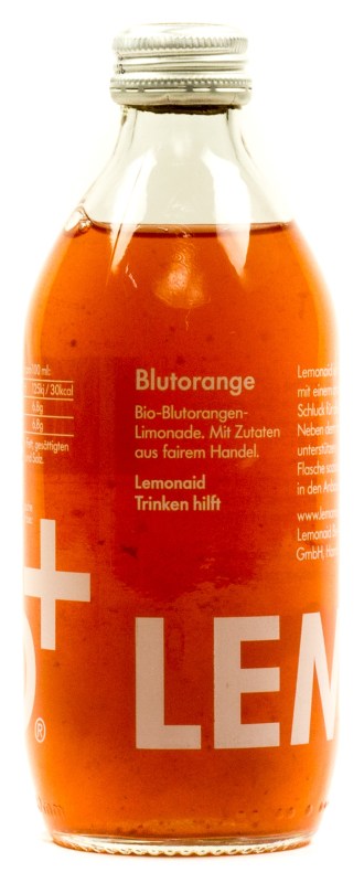 Lemonaid Blutorange Kasten 20 x 0,33 l Glas Mehrweg