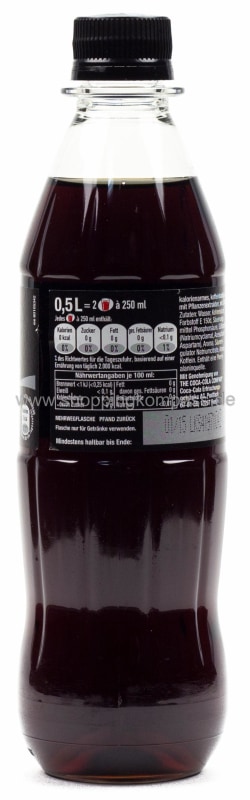 Coca Cola Zero Kasten 12 x 0,5 l PET Mehrweg