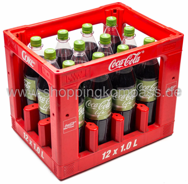 Coca Cola Life Kasten 12 x 1 l PET Mehrweg