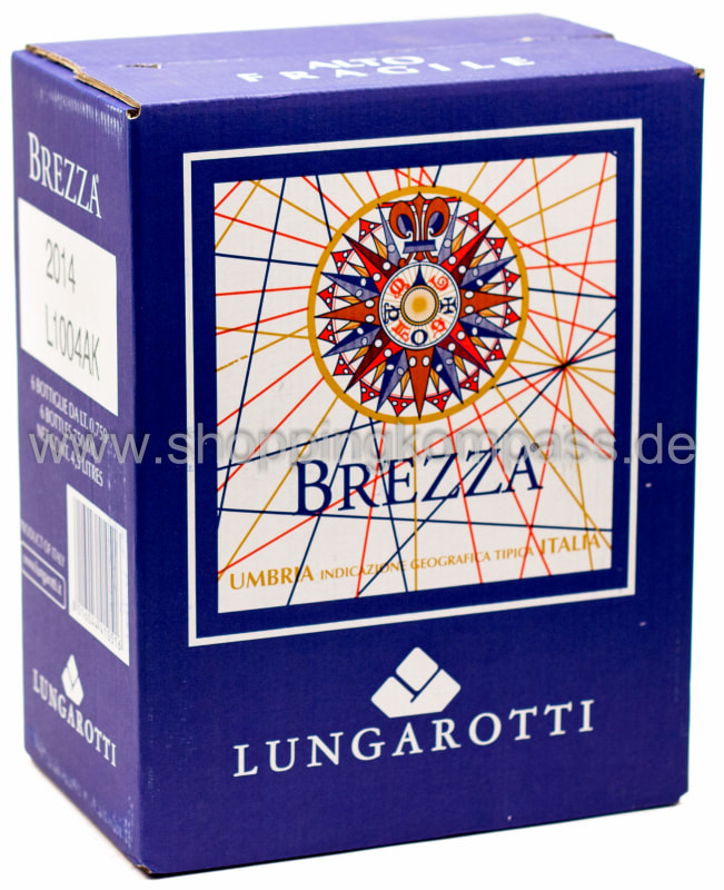 Lungarotti Brezza Karton 6 x 0,75 l Glas