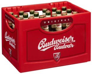 Budweiser Budvar B:Original Kasten 24 x 0,33 l Glas Mehrweg
