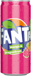 Fanta Mango Dragonfruit Karton 24 x 0,33 l Dose Einweg