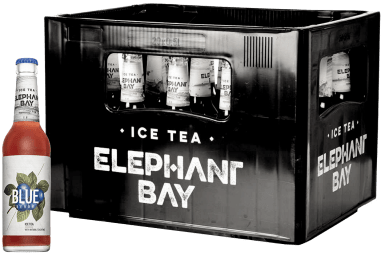 Elephant Bay Ice Tea Blueberry Kasten 20 x 0,33 l Glas Mehrweg