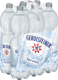 Gerolsteiner Mineralwasser Sprudel 6 x 1,5 l PET Einweg