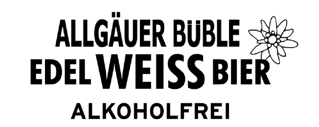 Logo Allgäuer Büble-Bier Edelweissbier Alkoholfrei