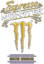 Logo Monster Espresso salted caramel