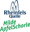 Logo Rheinfels Quelle Apfelschorle mild