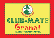 Logo Club Mate Granat