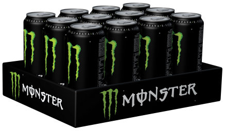 Monster Energy Drink Original Karton 12 x 0,5 l Dose Einweg