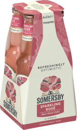 Somersby Sparkling Rosé 4 x 0,33 l Glas Mehrweg