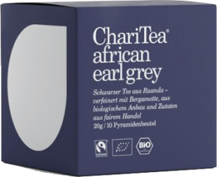 Foto ChariTea african earl grey Pyramidenbeutel 10 x 2 g