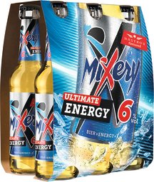 Mixery Ultimate Energy Kasten 4 x 6 x 0,33 l Glas Mehrweg