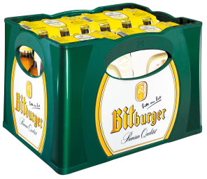 Bitburger Radler Kasten 4 x 6 x 0,33 l Glas Mehrweg