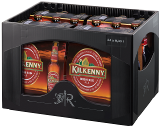 Kilkenny Irish Beer Kasten 4 x 6 x 0,33 l Glas Mehrweg