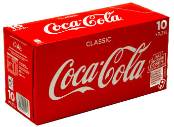 Coca Cola Karton 10 x 0,33 l Dose EW