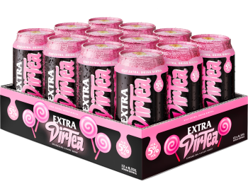 Foto Dirtea Extra Sparkling Candy Shop Karton 12 x 0,33 l Dose Einweg