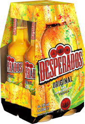 Desperados Tequila Bier Kasten 6 x 4 x 0,33 l Glas Mehrweg