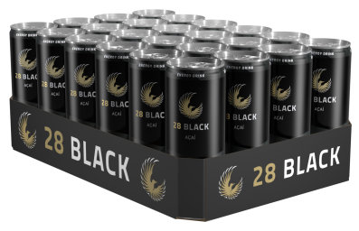 28 Black Açaí Karton 24 x 0,25 l Dose Einweg