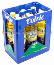 Volvic Grüner Tee Zitrone Kasten 6 x 1,5 l PET Einweg