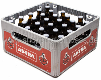 Astra Arschkalt Bier Steini Kasten 27 x 0,33 l Glas Mehrweg