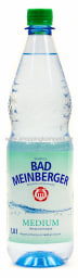 Bad Meinberger Mineralwasser Medium Kasten 12 x 1 l PET Mehrweg