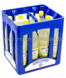 Foto Gerolsteiner Limonade Zitrone trüb Kasten 12 x 0,75 l PET Mehrweg