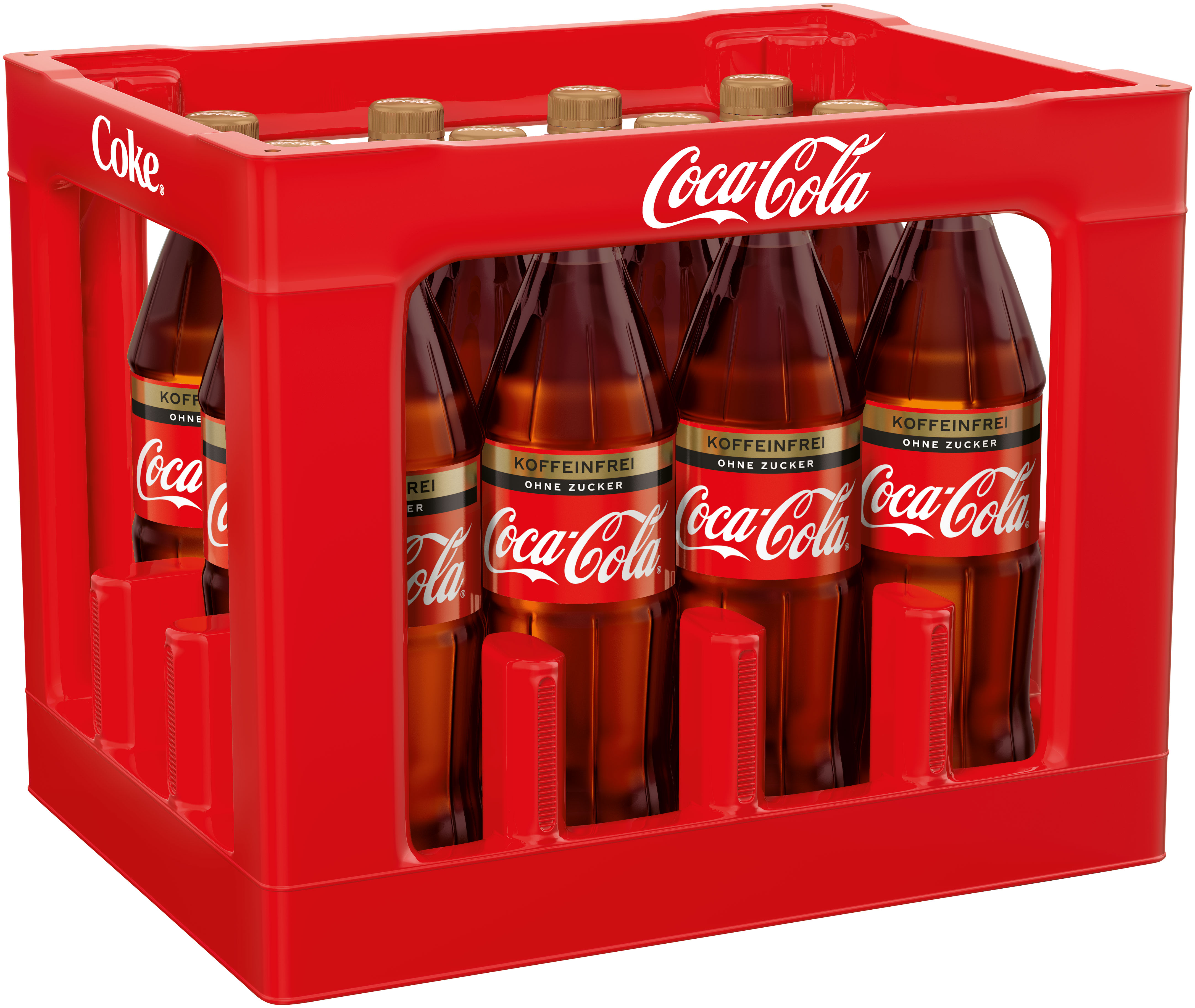 Coca Cola Zero Koffeinfrei Kasten 12 x 1 l PET Mehrweg