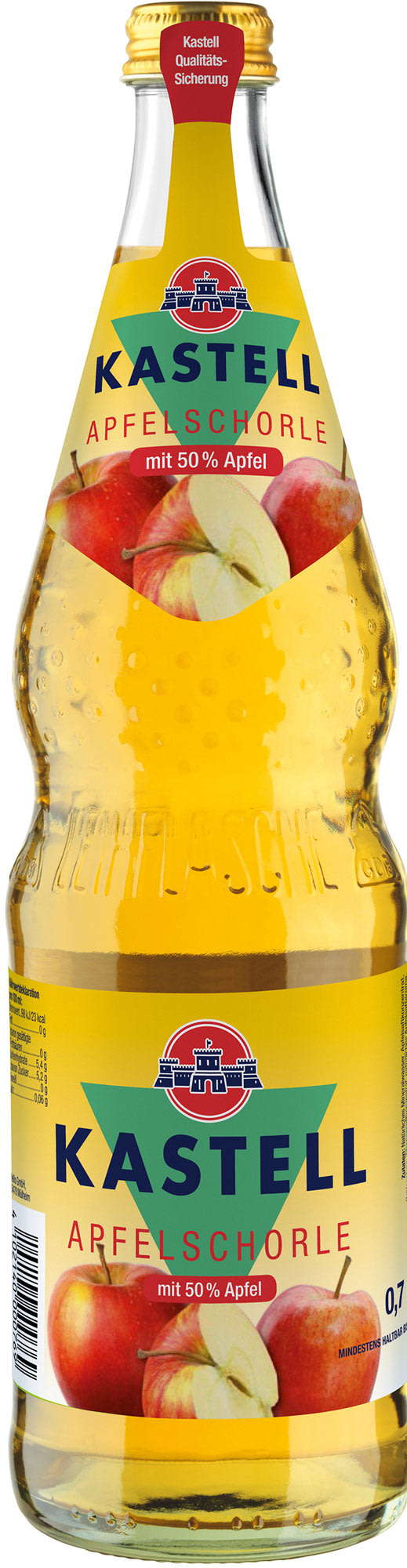 Kastell Apfelschorle 0,7 l Glas Mehrweg