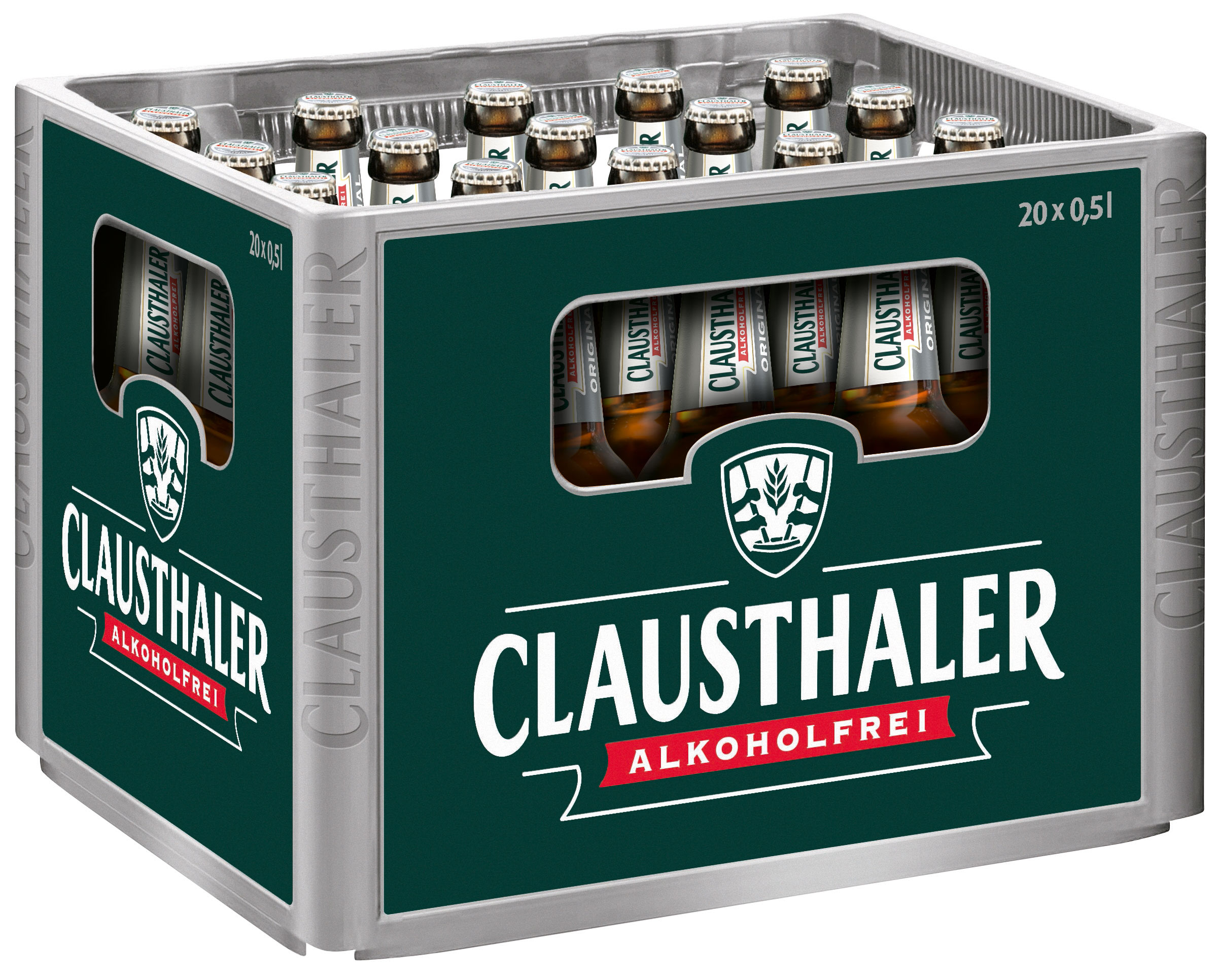 Clausthaler Classic alkoholfrei Kasten 20 x 0,5 l Glas Mehrweg