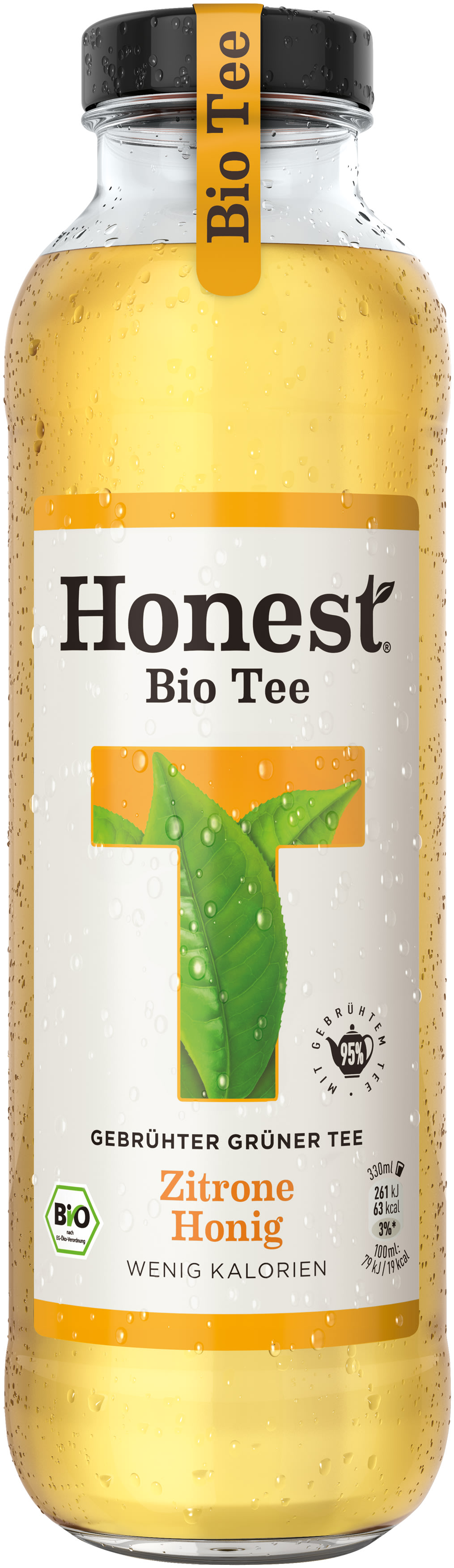 Honest Bio Tee Zitrone Honig 0,33 l Glas Mehrweg - Ihr zuverlässiger ...