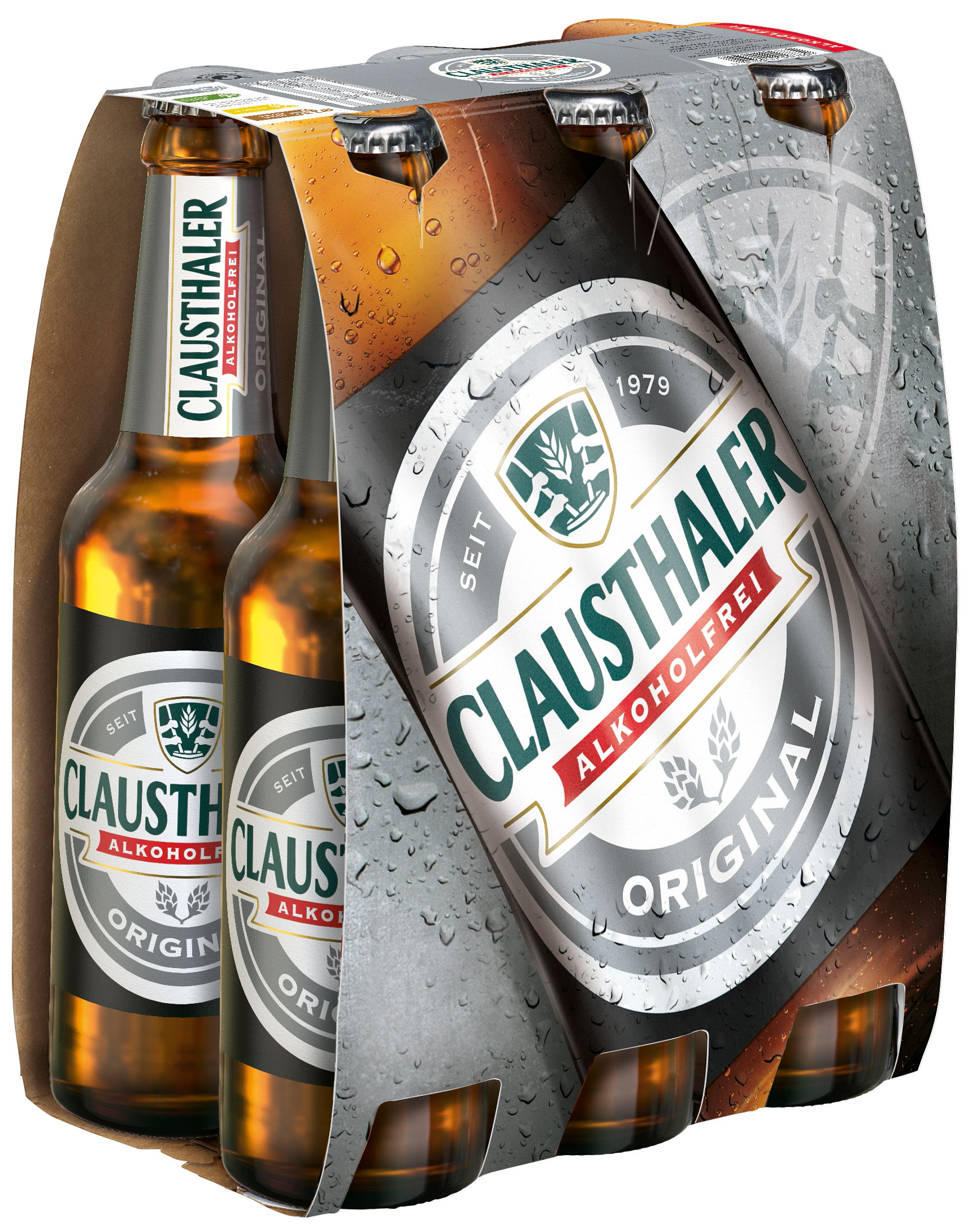 Clausthaler Classic alkoholfrei Kasten 4 x 6 x 0,33 l Glas Mehrweg
