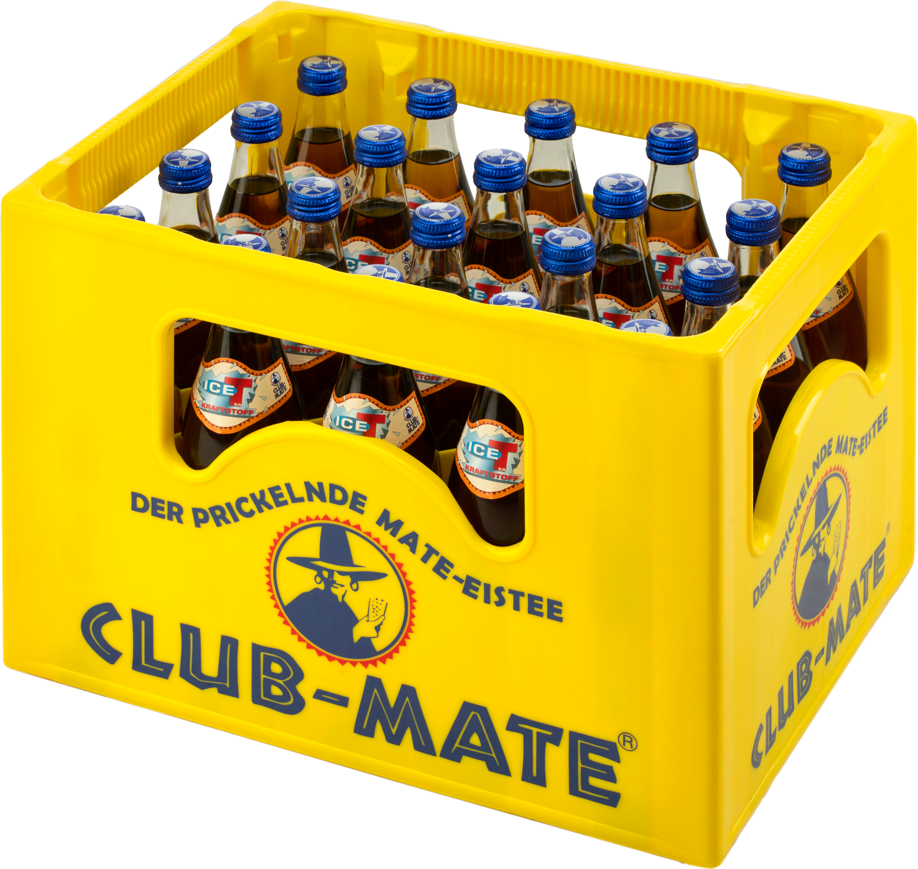 Club Mate Ice Tea Kraftstoff Kasten 20 x 0,5 l Glas Mehrweg
