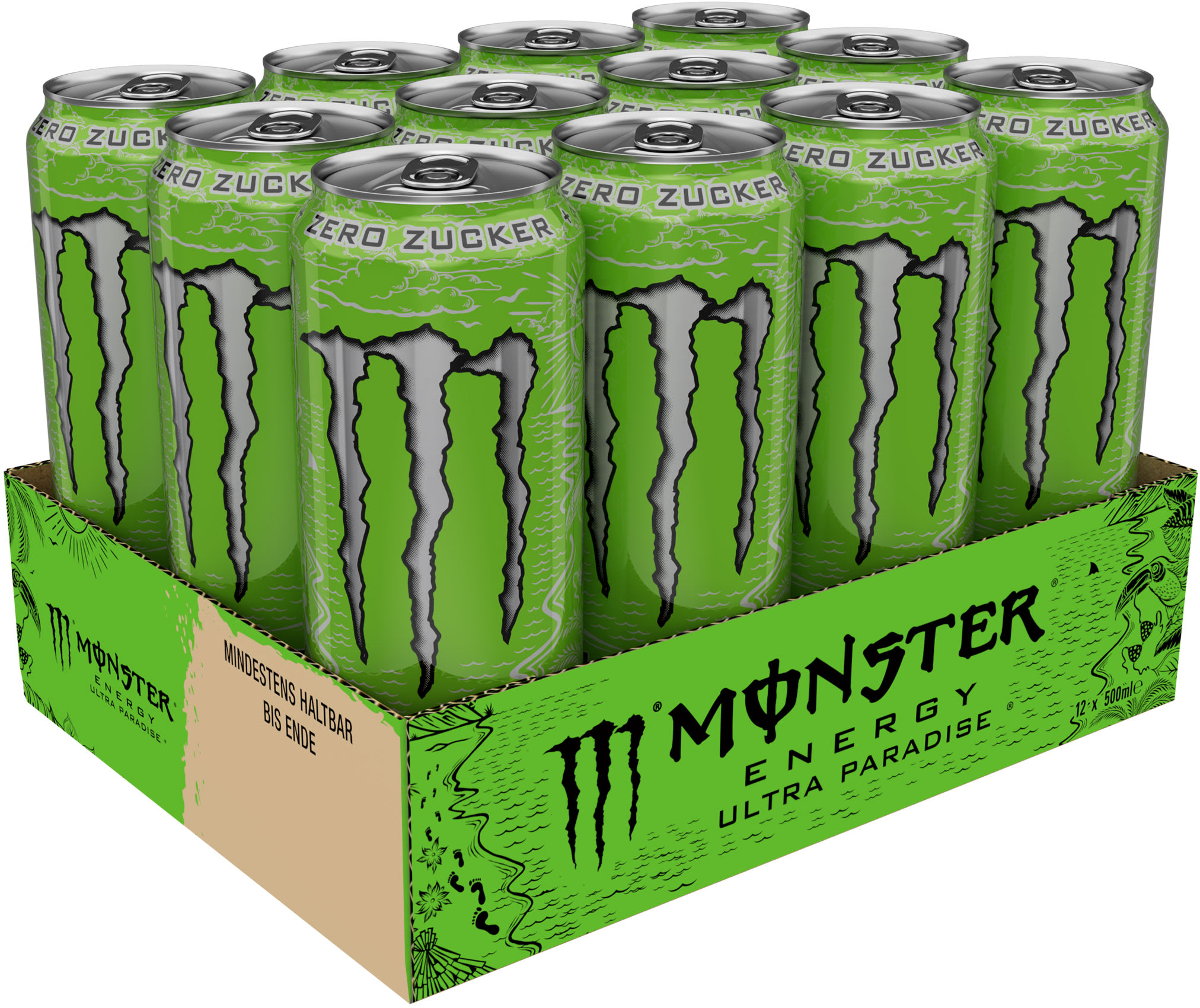 Monster Energy Ultra Paradise Karton 12 x 0,5 l Dose Einweg