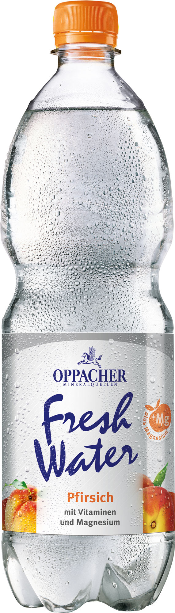 Oppacher Fresh Water Pfirsich Kasten 12 x 1 l PET Einweg