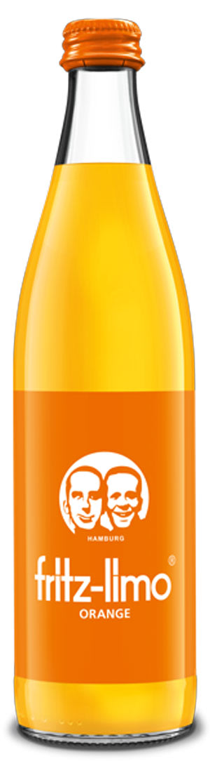 Fritz Limo Orange Kasten 10 x 0,5 l Glas Mehrweg